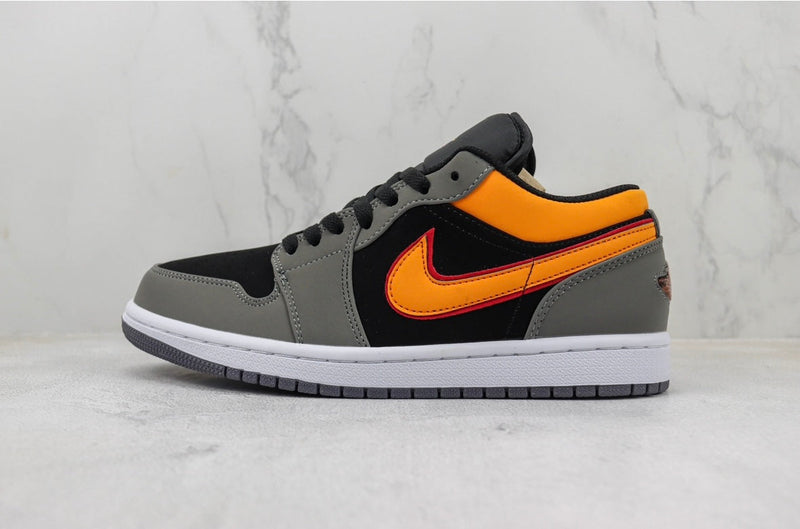 JD 1 Low Graphite Vivid Orange