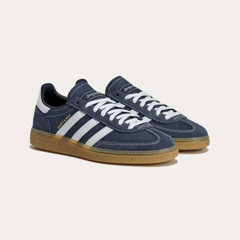 Sporty & Rich x ad Handball Spezial Night Indigo Cloud White Gum