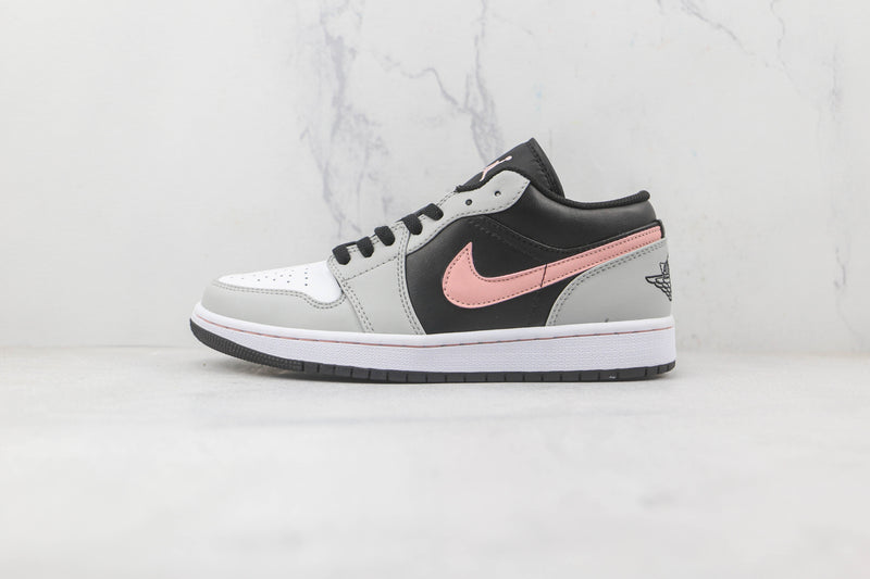 JD 1 Low Black Grey Pink