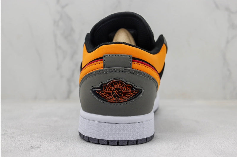 JD 1 Low Graphite Vivid Orange