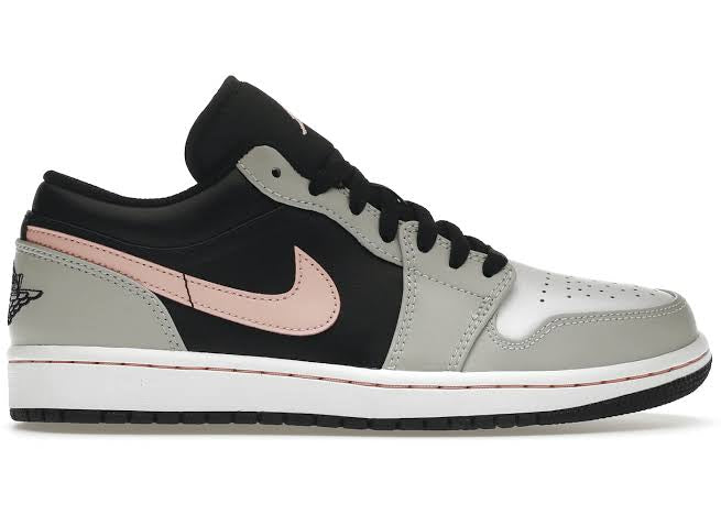 JD 1 Low Black Grey Pink