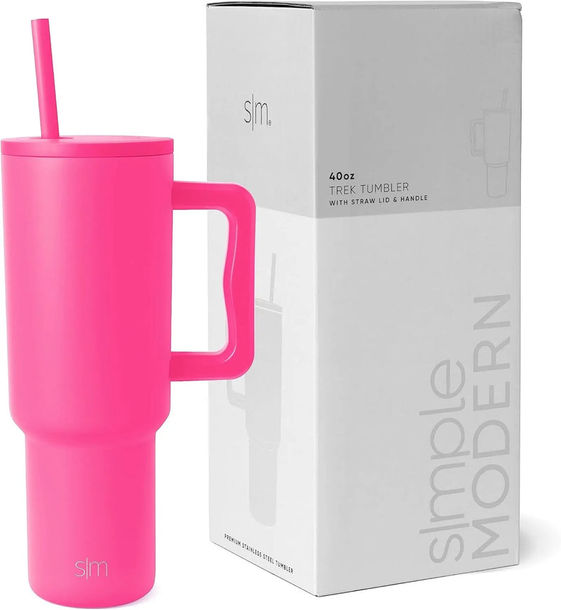 Copo Térmico S|M Pink 1,18L – Estilo e Elegância.