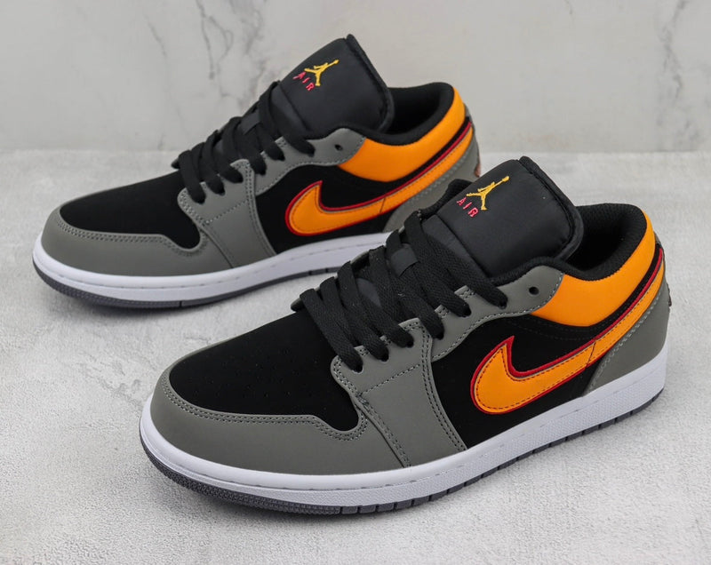 JD 1 Low Graphite Vivid Orange