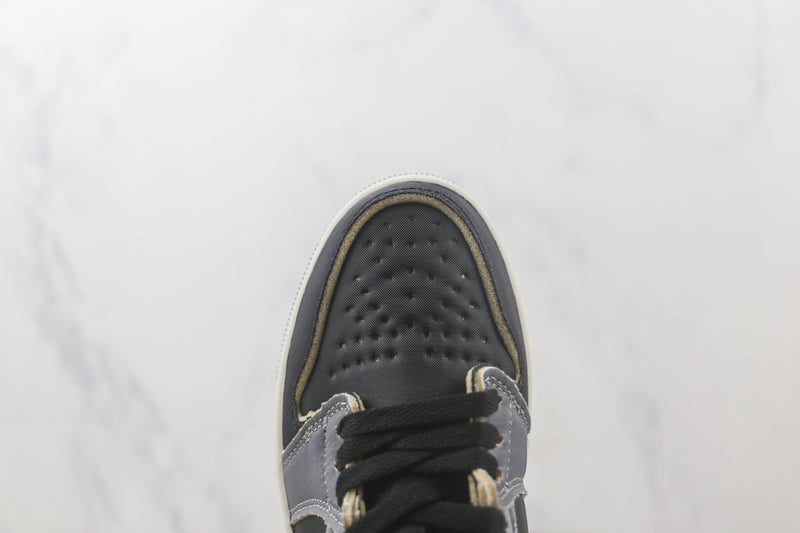 JD 1 Low Black Smoke Grey