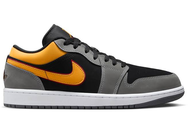 JD 1 Low Graphite Vivid Orange